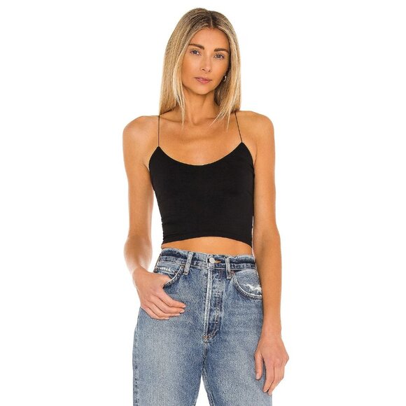 Free People Brami Tank Too Black Straps - Picture 1 of 4